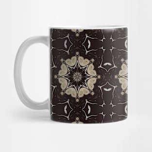 Star shaped black and white pattern - WelshDesignsTP002 Mug